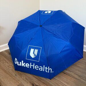 NWT | Duke Health | Blue Automatic Umbrella with Logo | One Size